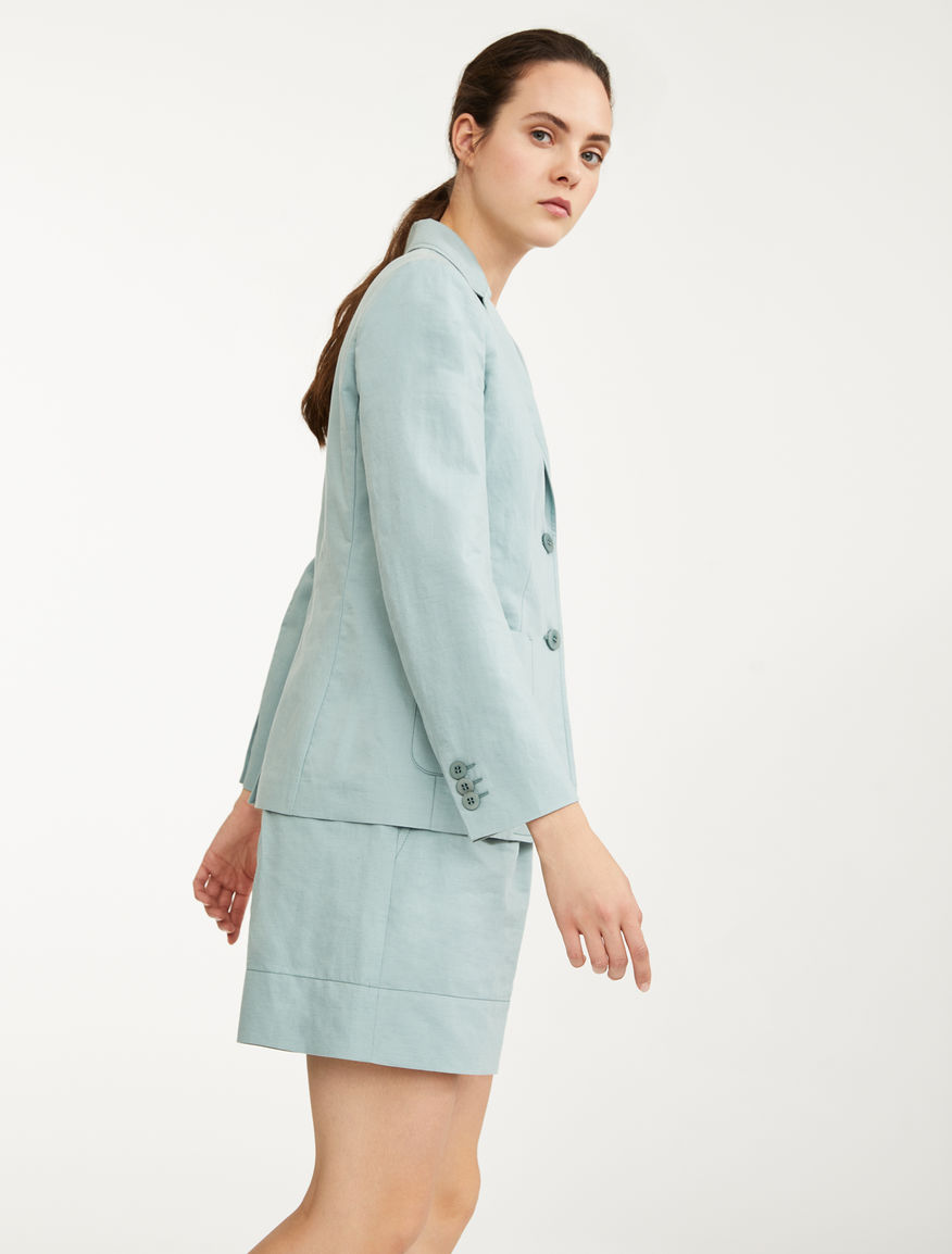 Blazer in cotone e lino Weekend Maxmara Blazer in cotone e lino Weekend Maxmara