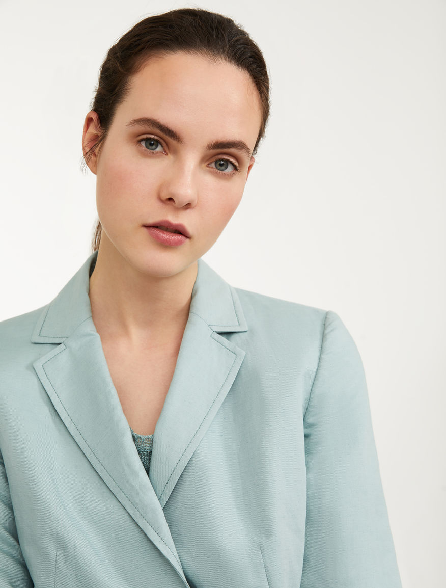 Blazer in cotone e lino Weekend Maxmara Blazer in cotone e lino Weekend Maxmara