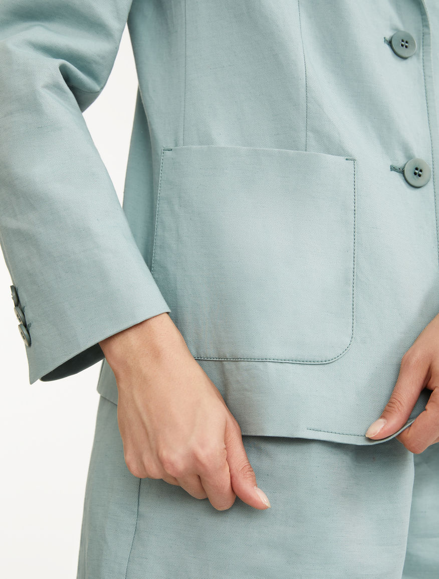 Blazer in cotone e lino Weekend Maxmara Blazer in cotone e lino Weekend Maxmara