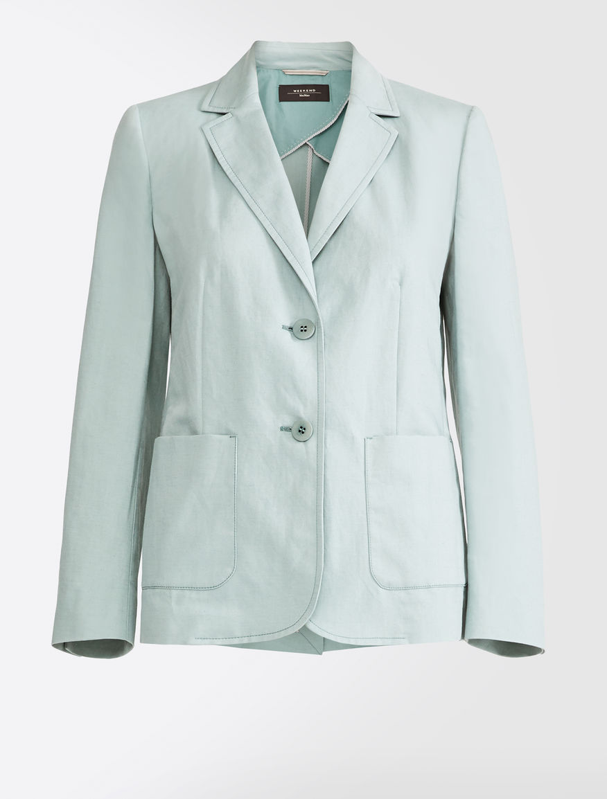 Blazer in cotone e lino Weekend Maxmara Blazer in cotone e lino Weekend Maxmara