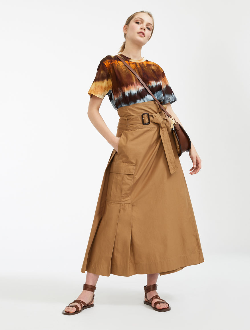Cotton poplin skirt Weekend Maxmara Cotton poplin skirt Weekend Maxmara