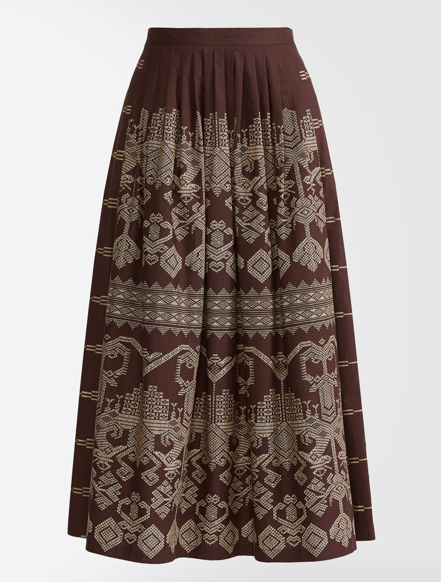 Gonna in popeline di cotone Weekend Maxmara Gonna in popeline di cotone Weekend Maxmara