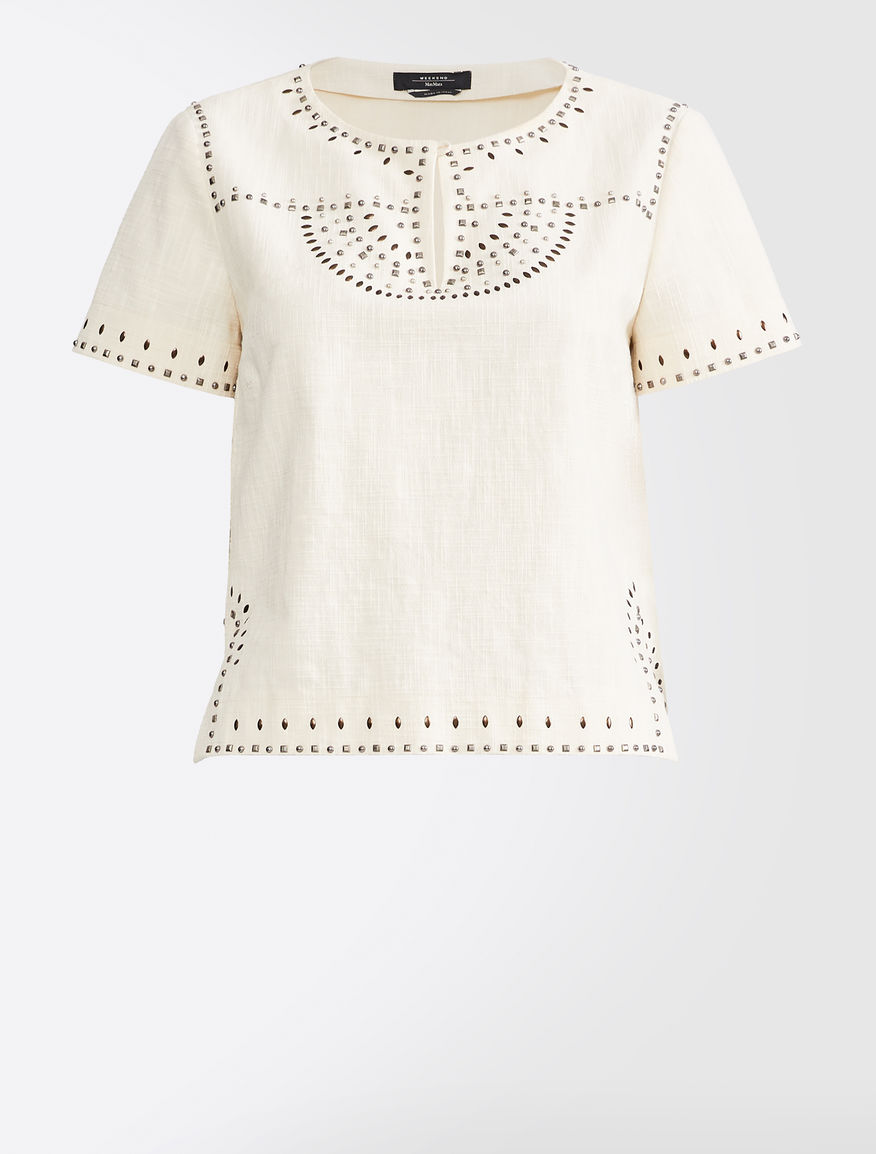 Cotton canvas top Weekend Maxmara Cotton canvas top Weekend Maxmara