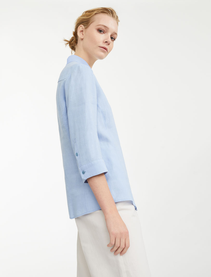 Camicia in tela di lino Weekend Maxmara Camicia in tela di lino Weekend Maxmara