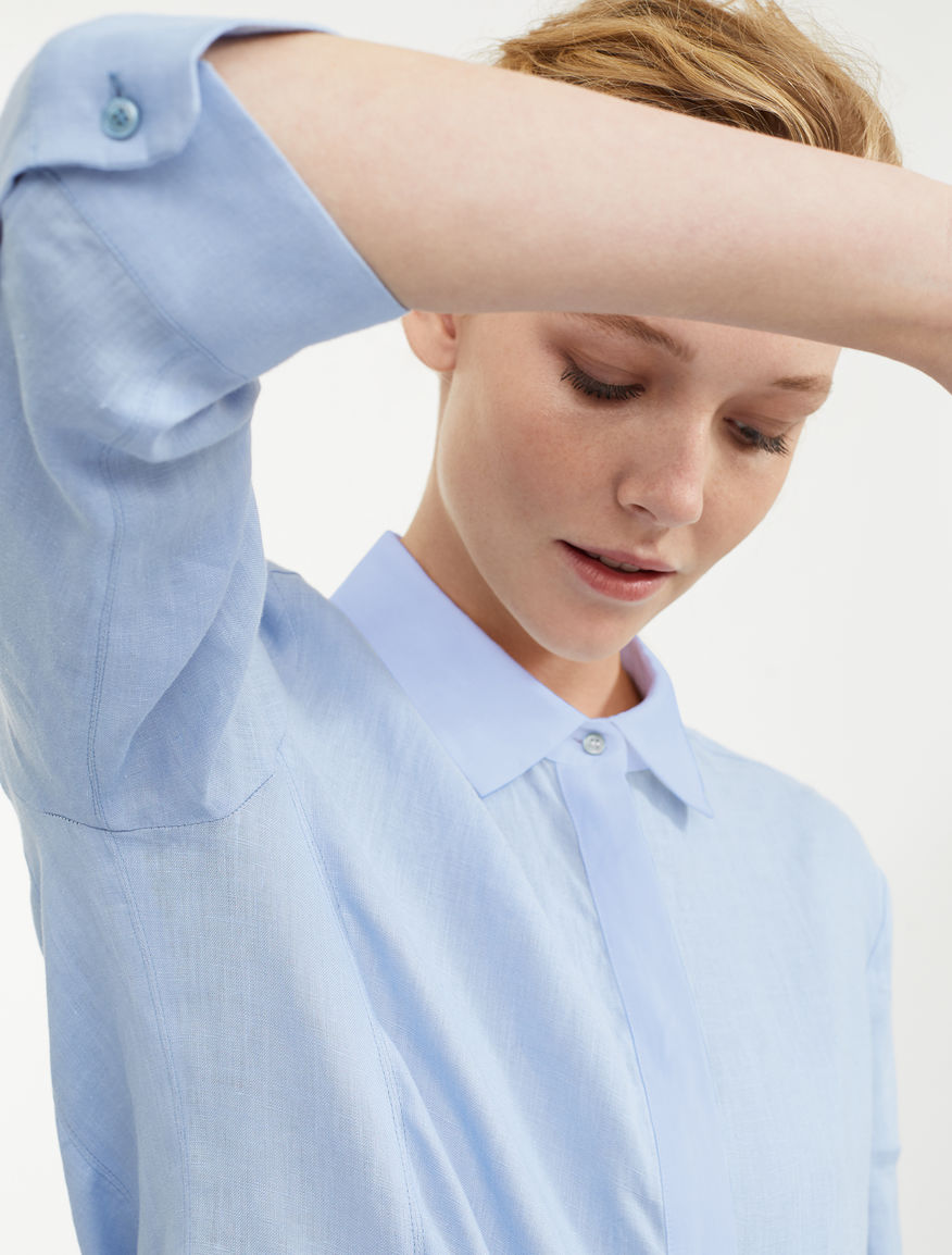 Camicia in tela di lino Weekend Maxmara Camicia in tela di lino Weekend Maxmara