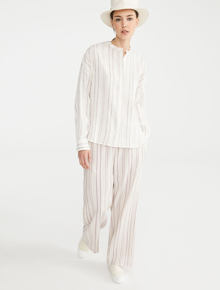 Camicia in tela di lino Weekend Maxmara Camicia in tela di lino Weekend Maxmara