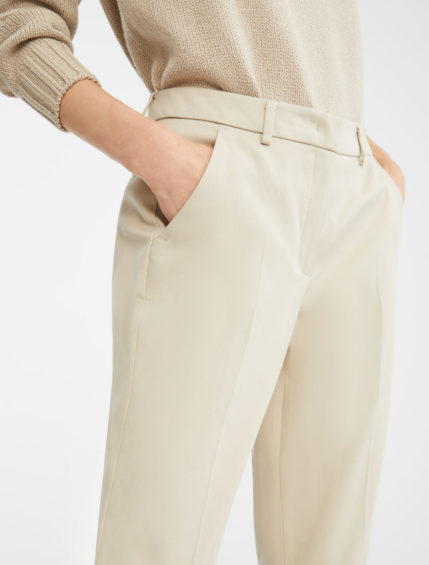 Stretch cotton trousers Weekend Maxmara Stretch cotton trousers Weekend Maxmara