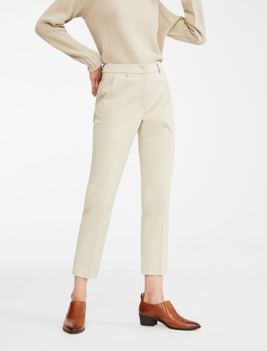 Stretch cotton trousers Weekend Maxmara Stretch cotton trousers Weekend Maxmara