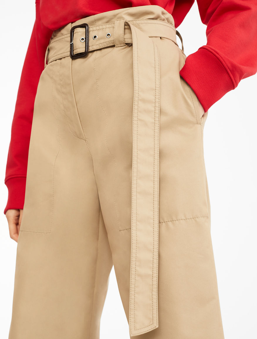 Cotton gabardine trousers Weekend Maxmara Cotton gabardine trousers Weekend Maxmara