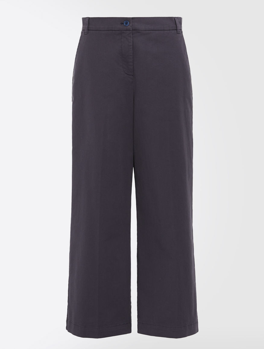 Pantaloni in twill di cotone Weekend Maxmara Pantaloni in twill di cotone Weekend Maxmara