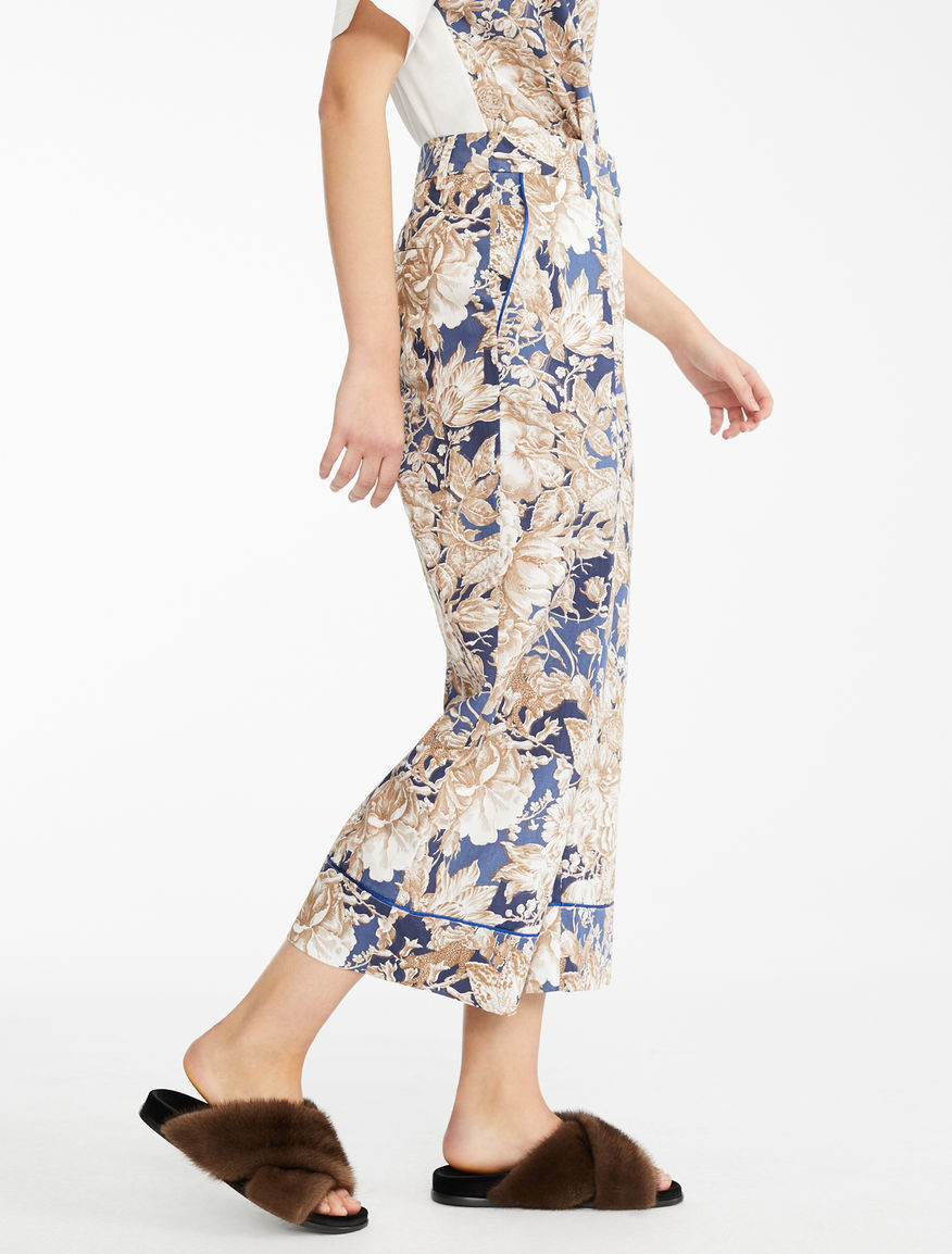 Cotton poplin trousers Weekend Maxmara Cotton poplin trousers Weekend Maxmara