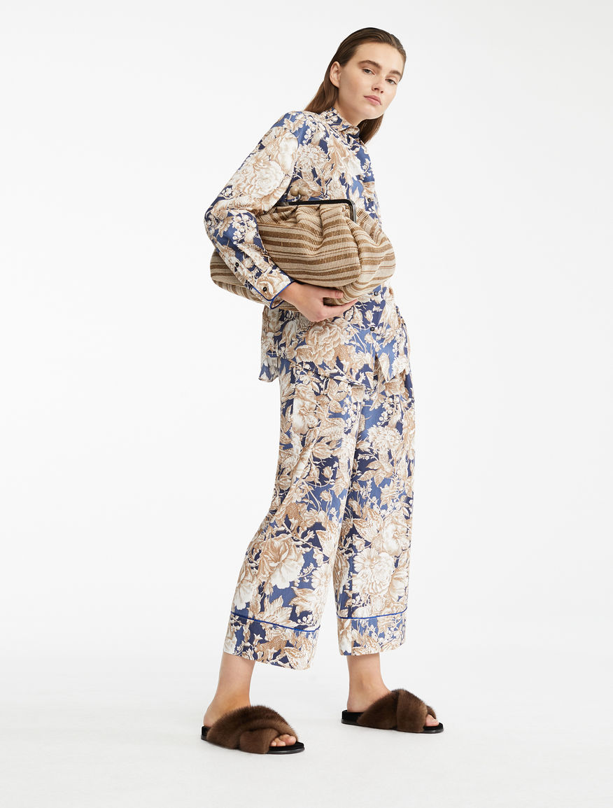 Cotton poplin trousers Weekend Maxmara Cotton poplin trousers Weekend Maxmara