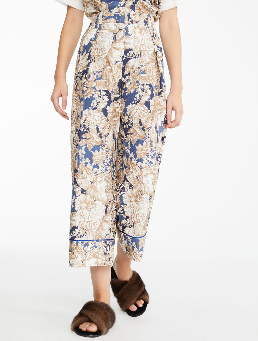 Cotton poplin trousers Weekend Maxmara Cotton poplin trousers Weekend Maxmara