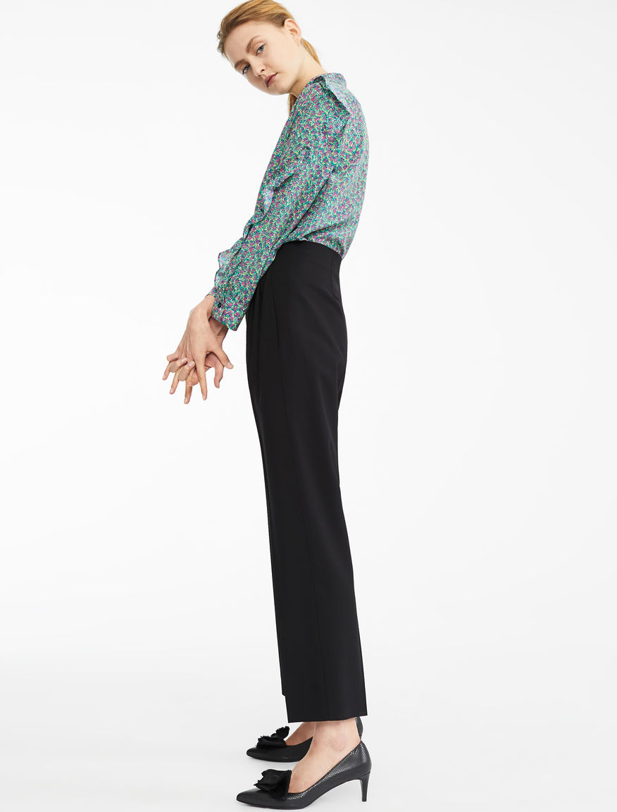 Wool and viscose twill trousers Weekend Maxmara Wool and viscose twill trousers Weekend Maxmara