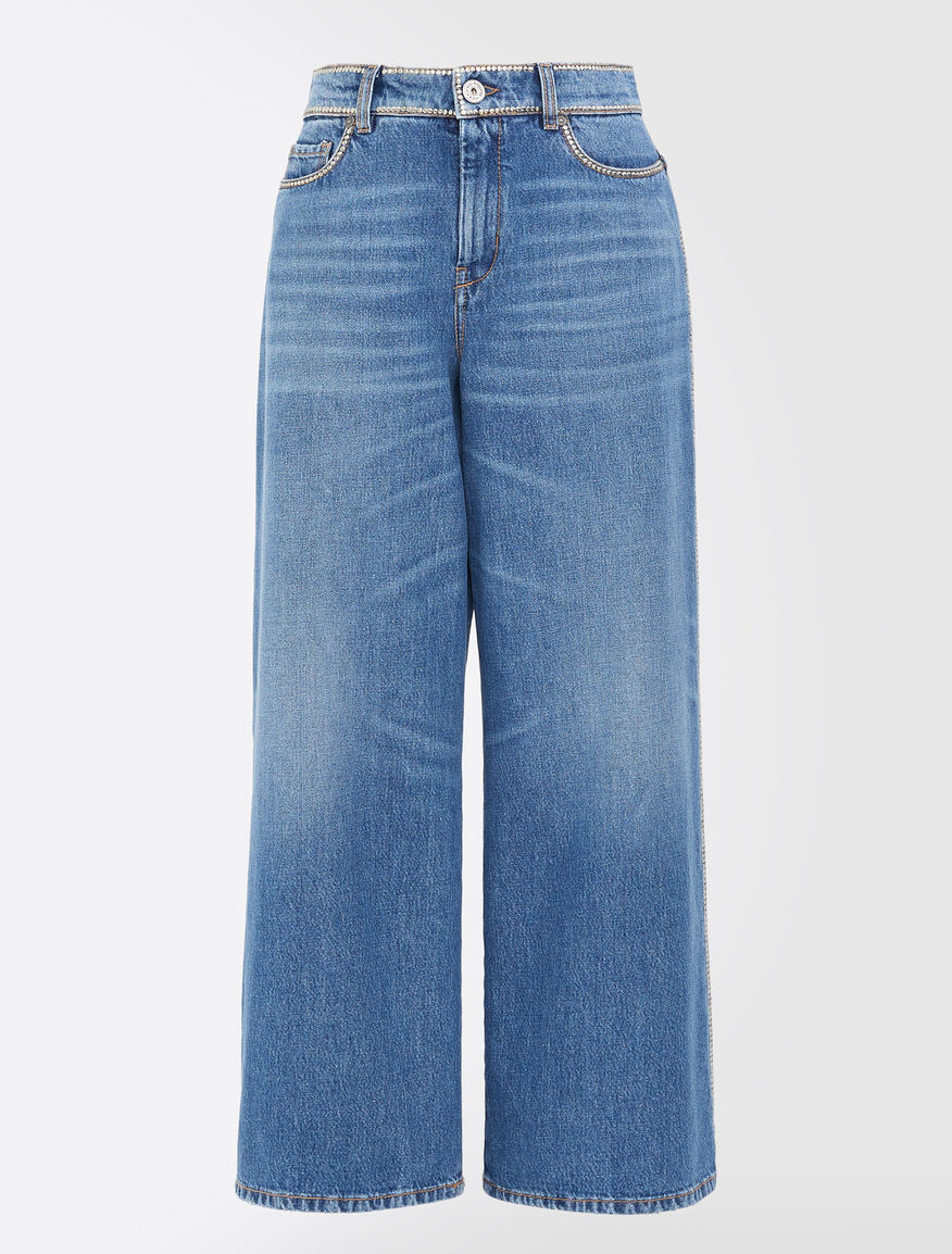 Wide-leg denim jeans Weekend Maxmara Wide-leg denim jeans Weekend Maxmara
