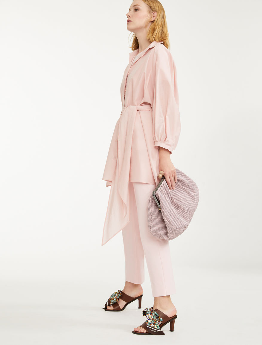Casacca in tela di cotone e seta Weekend Maxmara Casacca in tela di cotone e seta Weekend Maxmara