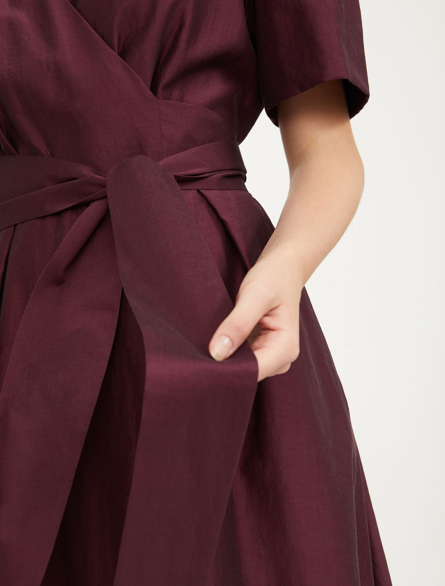 Silk and linen canvas dress Weekend Maxmara Silk and linen canvas dress Weekend Maxmara