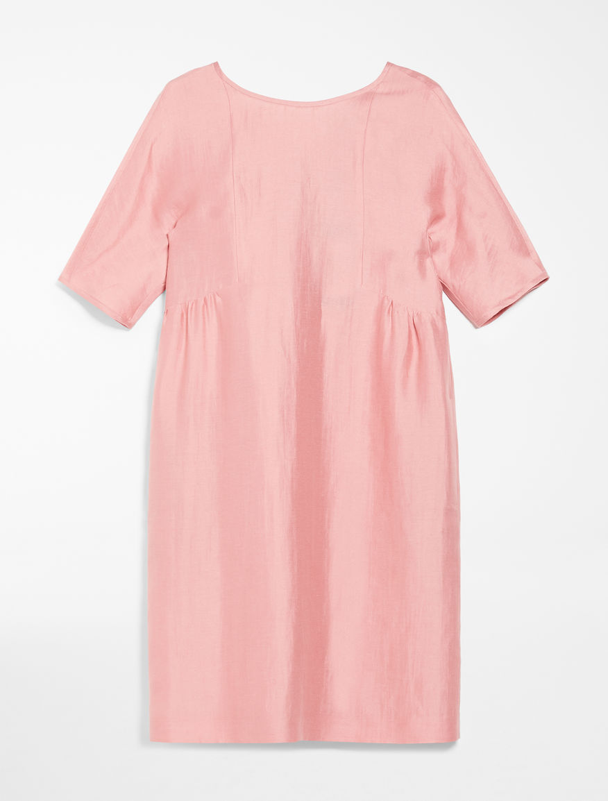 Dress in silk and linen satin Weekend Maxmara Dress in silk and linen satin Weekend Maxmara