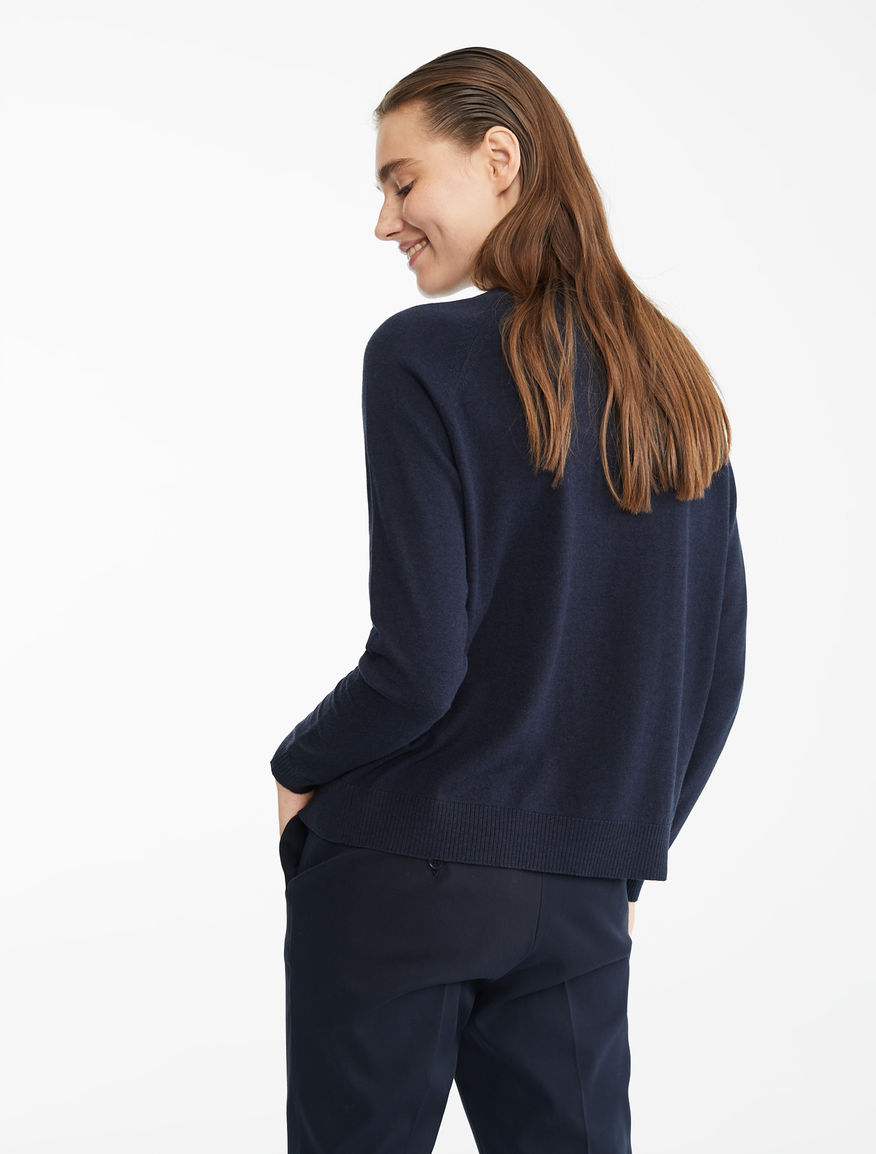 Maglia in filato di cotone e lana Weekend Maxmara Maglia in filato di cotone e lana Weekend Maxmara