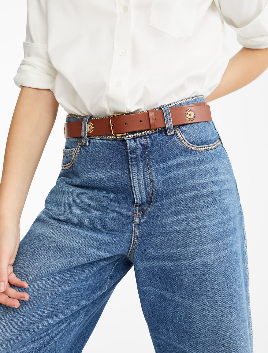 Leather belt Weekend Maxmara Leather belt Weekend Maxmara