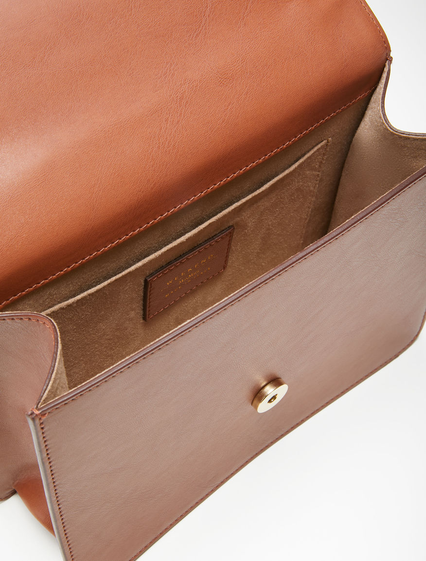 Leather messenger bag Weekend Maxmara Leather messenger bag Weekend Maxmara
