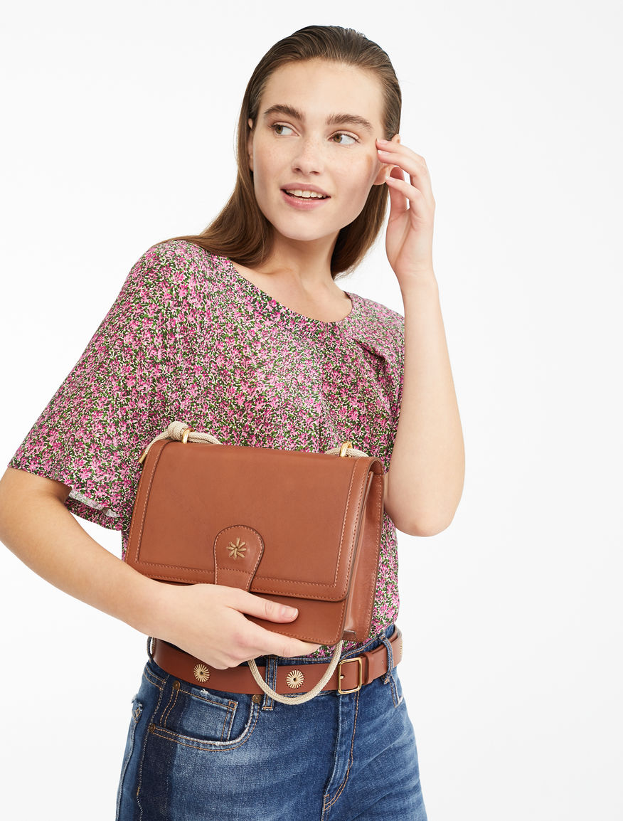 Leather messenger bag Weekend Maxmara Leather messenger bag Weekend Maxmara