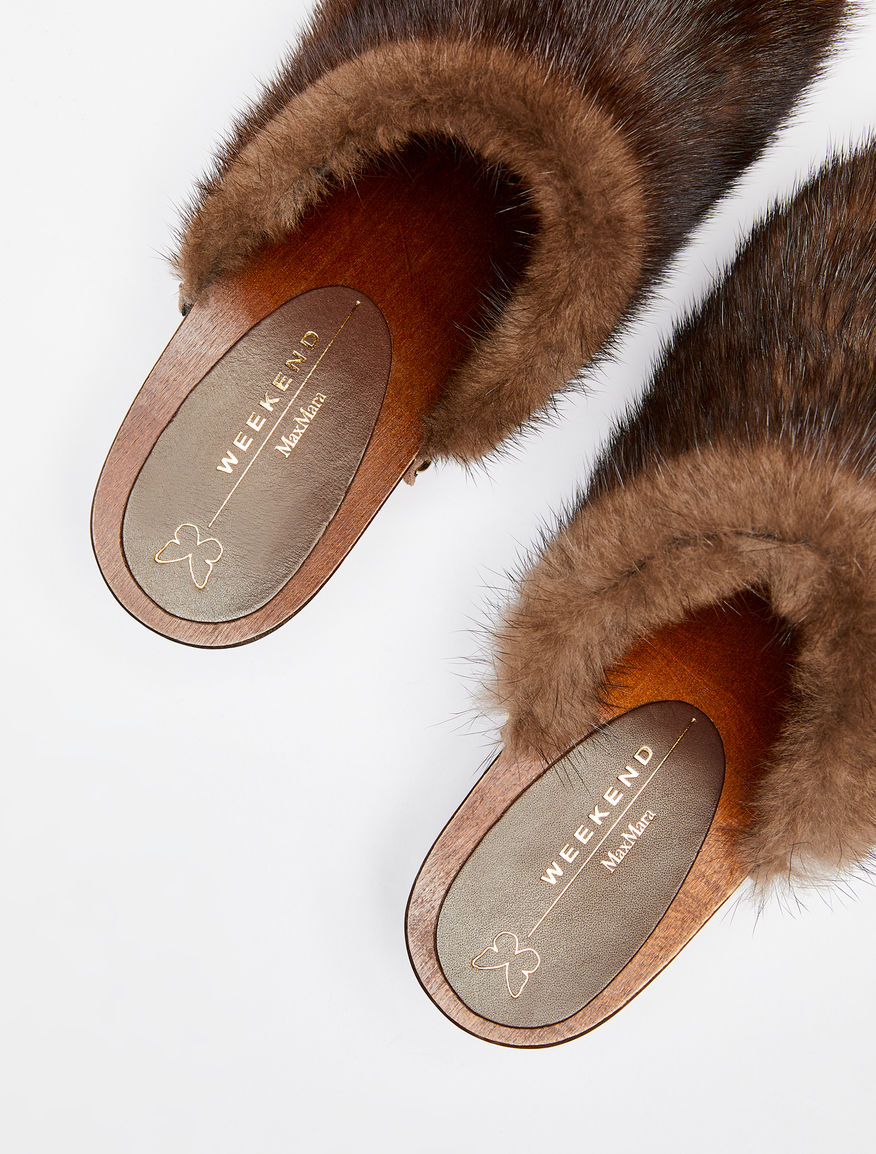 Mule in visone Weekend Maxmara Mule in visone Weekend Maxmara