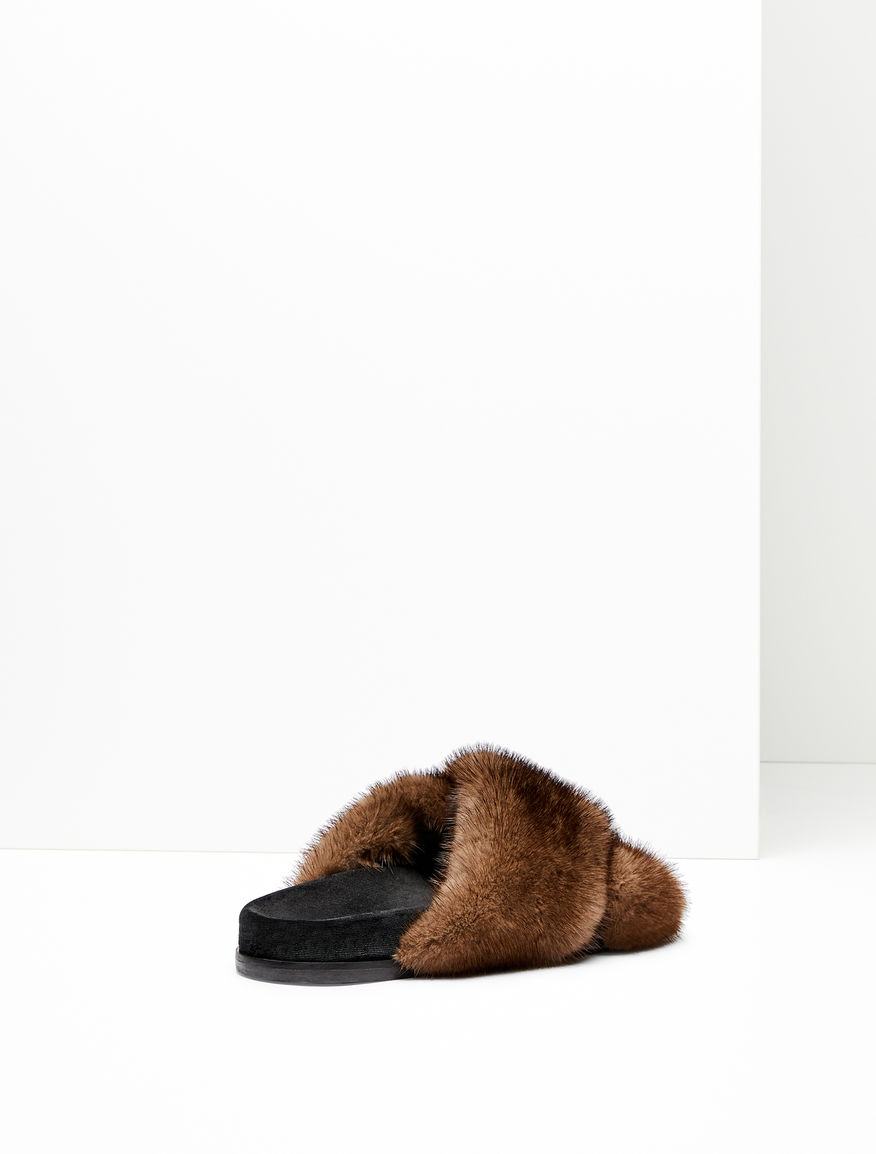 Mink and velvet sandals Weekend Maxmara Mink and velvet sandals Weekend Maxmara