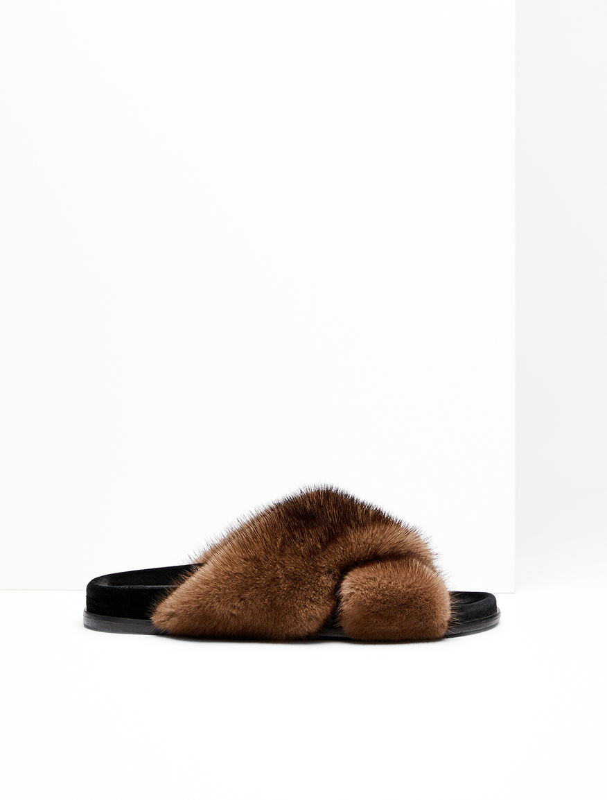 Mink and velvet sandals Weekend Maxmara Mink and velvet sandals Weekend Maxmara
