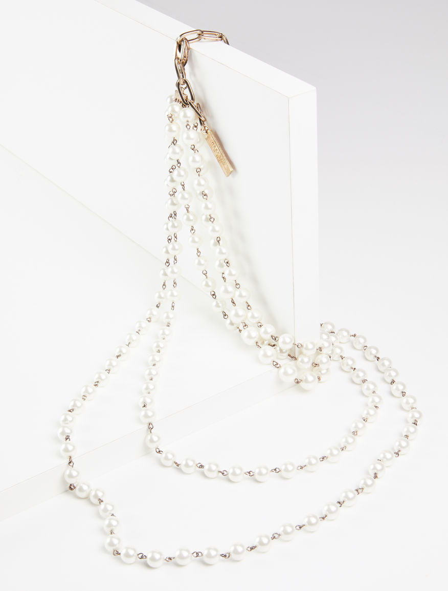 Multi-strand necklace with beads Weekend Maxmara Multi-strand necklace with beads Weekend Maxmara