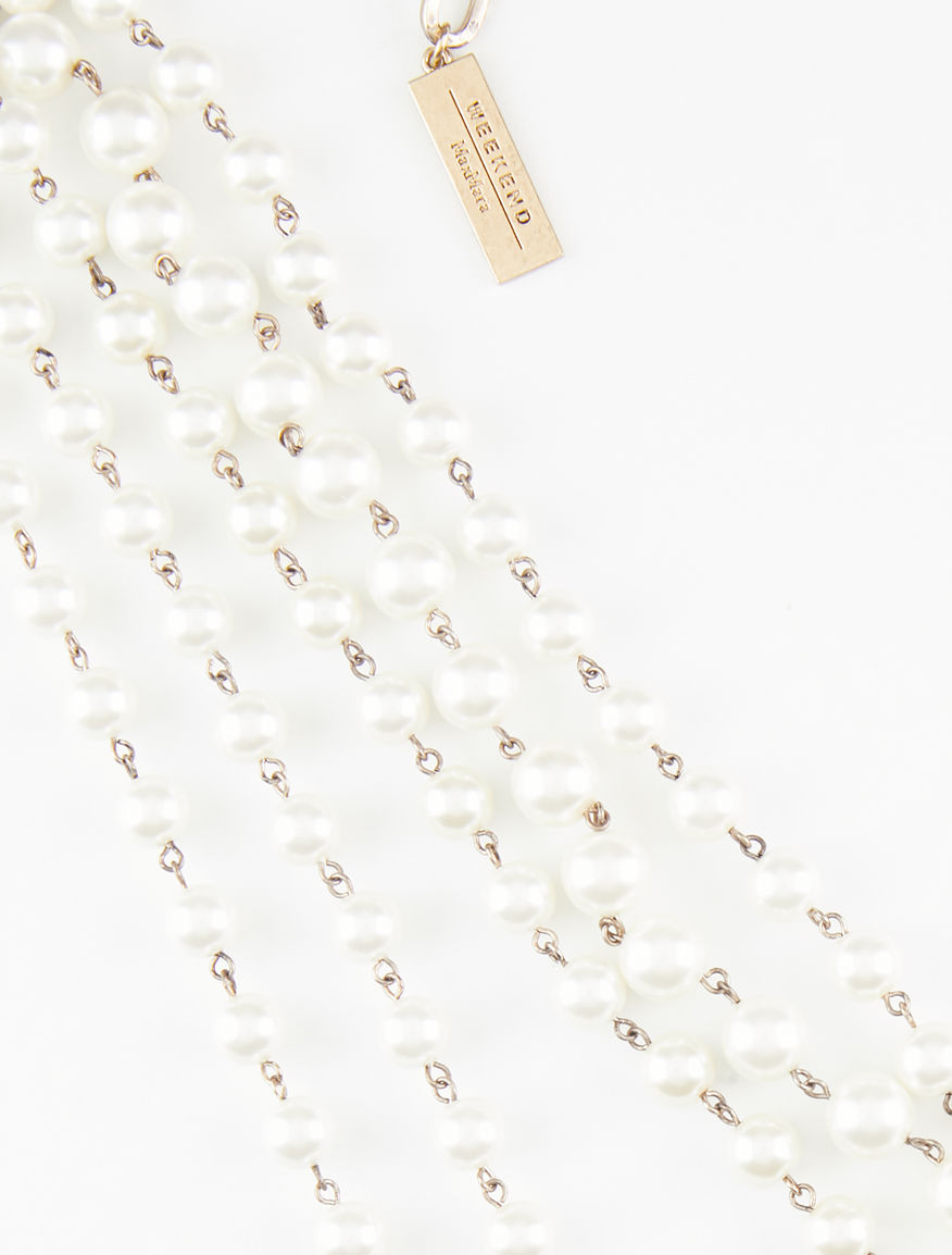 Multi-strand necklace with beads Weekend Maxmara Multi-strand necklace with beads Weekend Maxmara