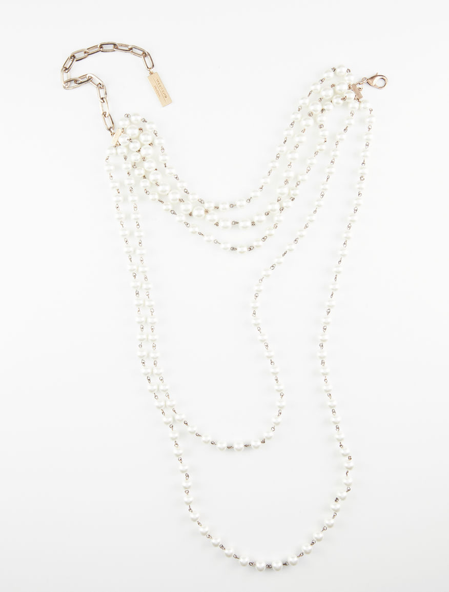 Multi-strand necklace with beads Weekend Maxmara Multi-strand necklace with beads Weekend Maxmara