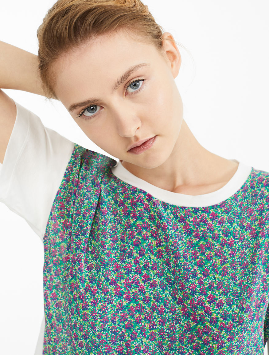 Silk and jersey T-shirt Weekend Maxmara Silk and jersey T-shirt Weekend Maxmara