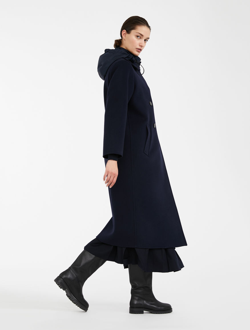 Wool coat with taffeta gilet Weekend Maxmara Wool coat with taffeta gilet Weekend Maxmara