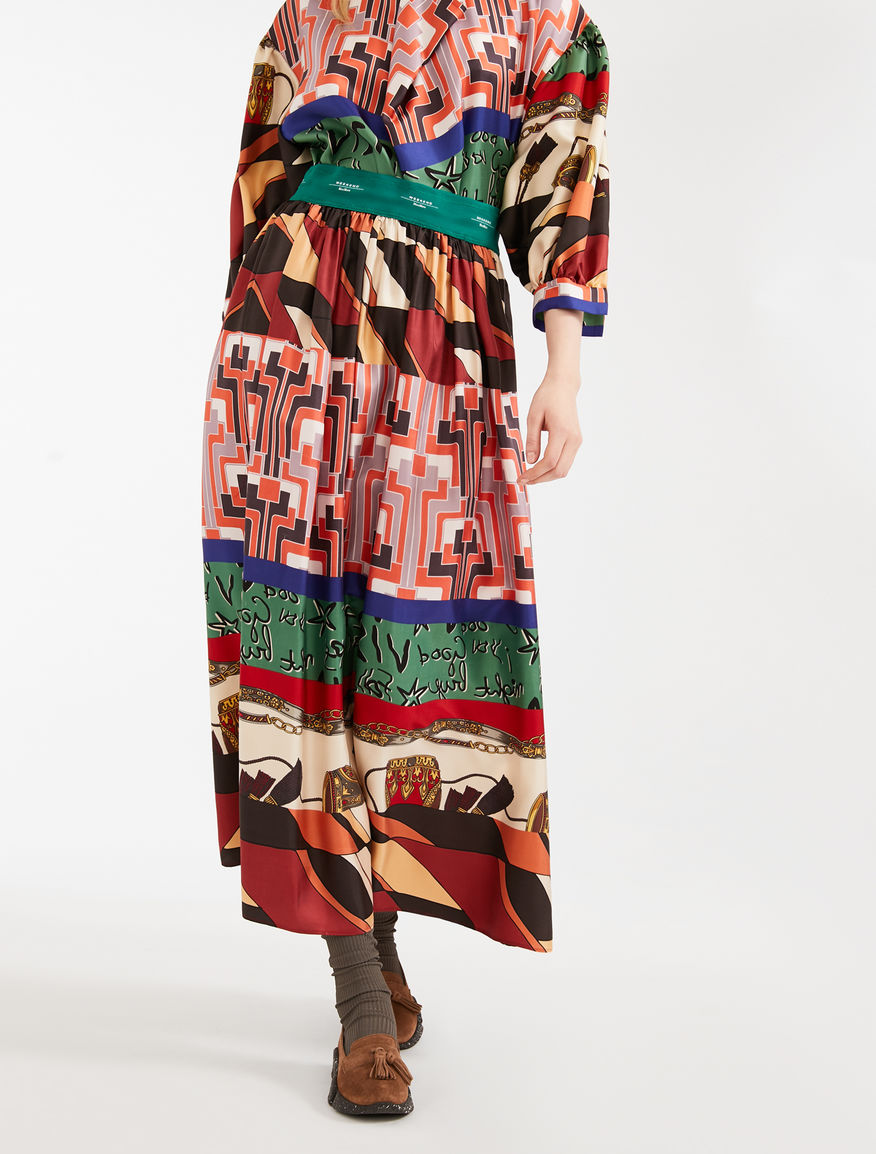 Silk twill skirt Weekend Maxmara Silk twill skirt Weekend Maxmara