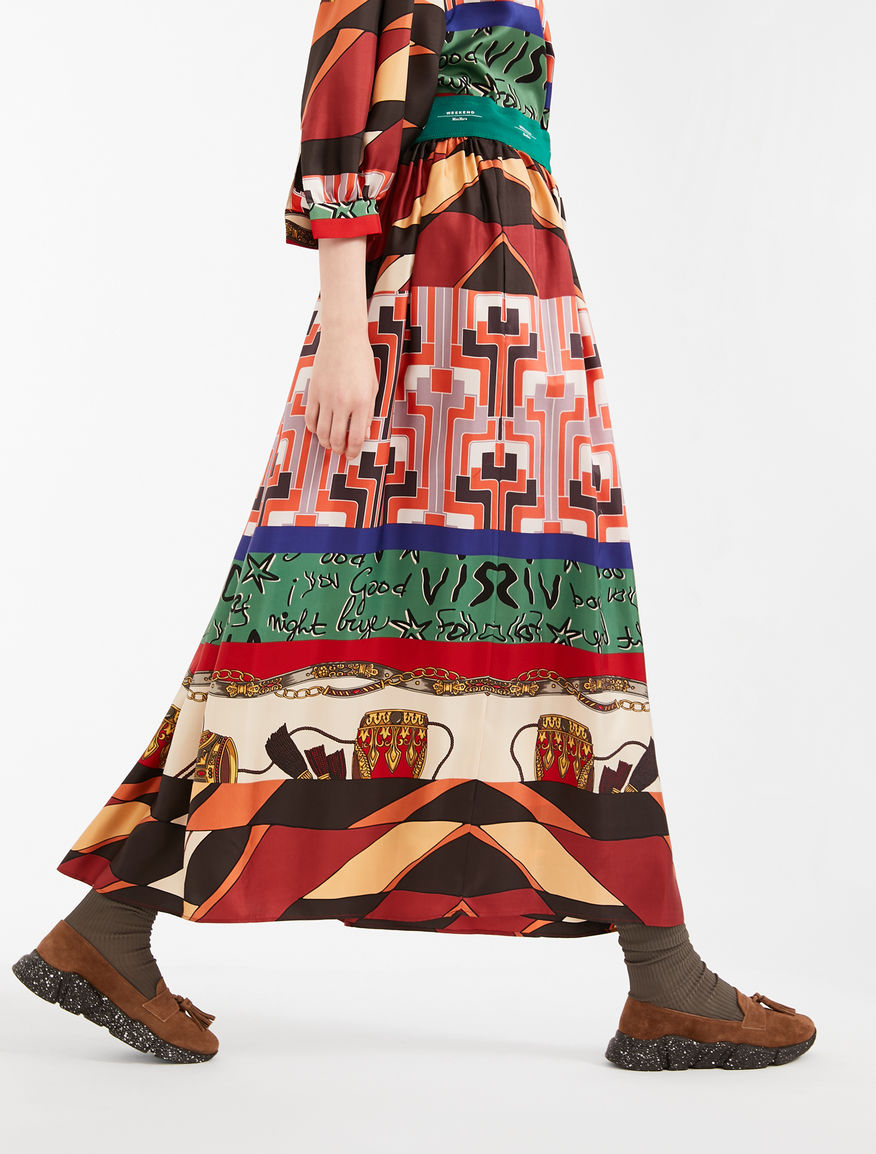 Silk twill skirt Weekend Maxmara Silk twill skirt Weekend Maxmara