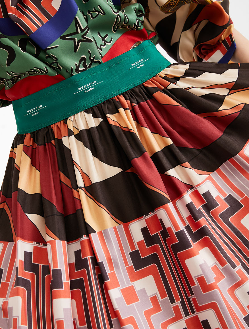 Silk twill skirt Weekend Maxmara Silk twill skirt Weekend Maxmara
