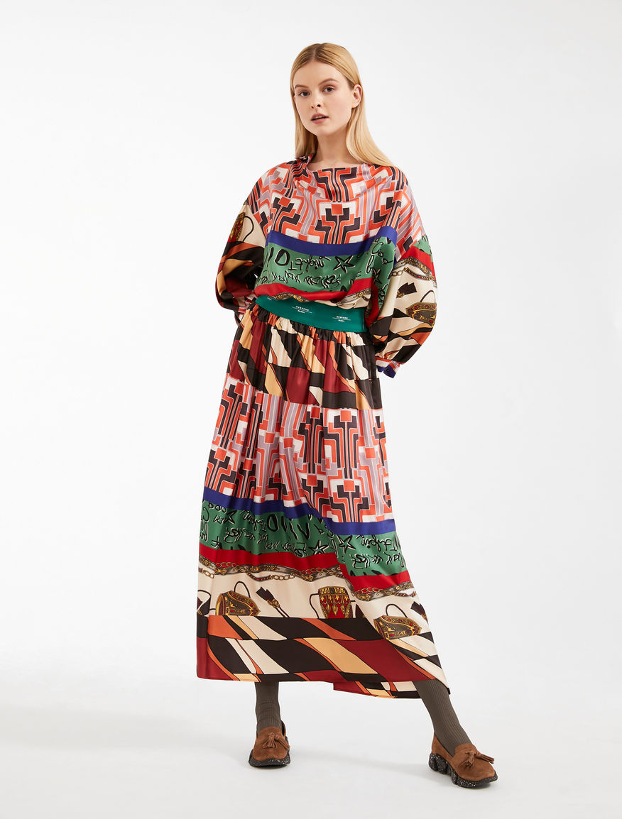 Silk twill skirt Weekend Maxmara Silk twill skirt Weekend Maxmara