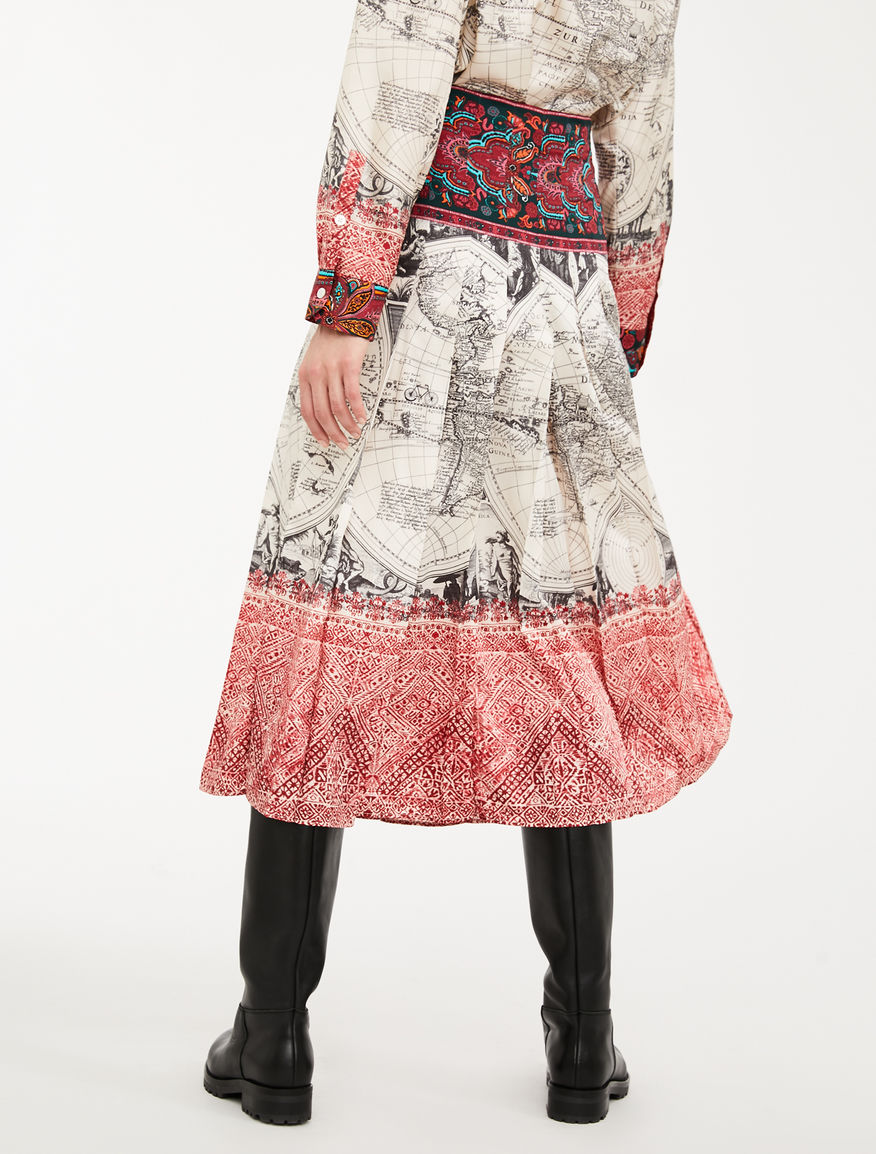 Printed twill dress Weekend Maxmara Printed twill dress Weekend Maxmara