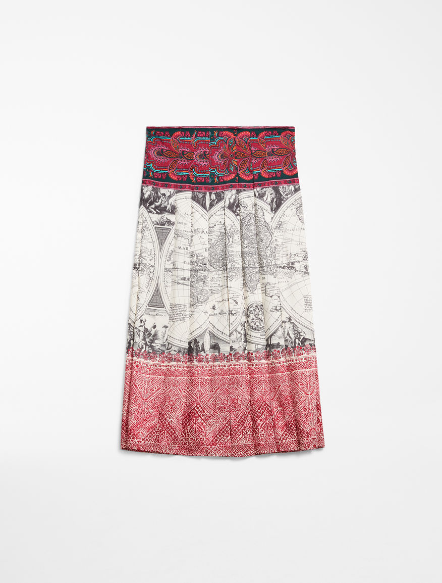 Printed twill dress Weekend Maxmara Printed twill dress Weekend Maxmara
