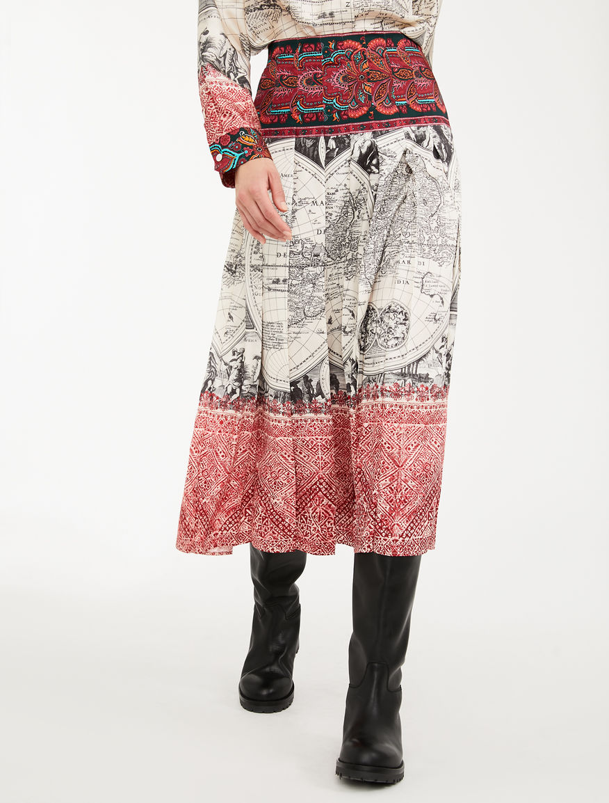 Printed twill dress Weekend Maxmara Printed twill dress Weekend Maxmara