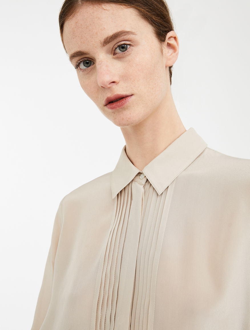 Jersey and silk crêpe shirt Weekend Maxmara Jersey and silk crêpe shirt Weekend Maxmara