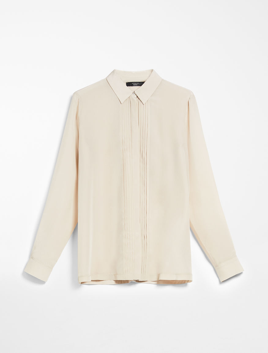 Jersey and silk crêpe shirt Weekend Maxmara Jersey and silk crêpe shirt Weekend Maxmara
