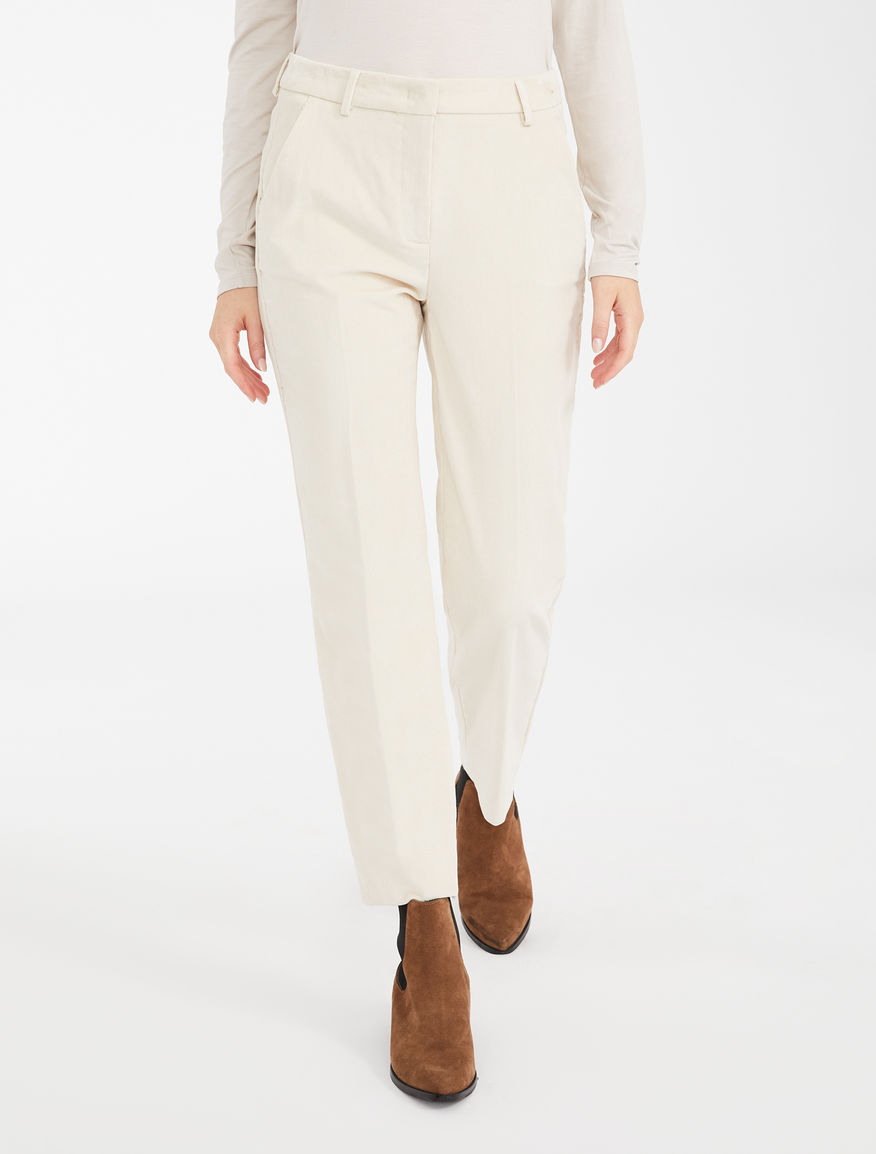 Cotton velvet trousers Weekend Maxmara Cotton velvet trousers Weekend Maxmara