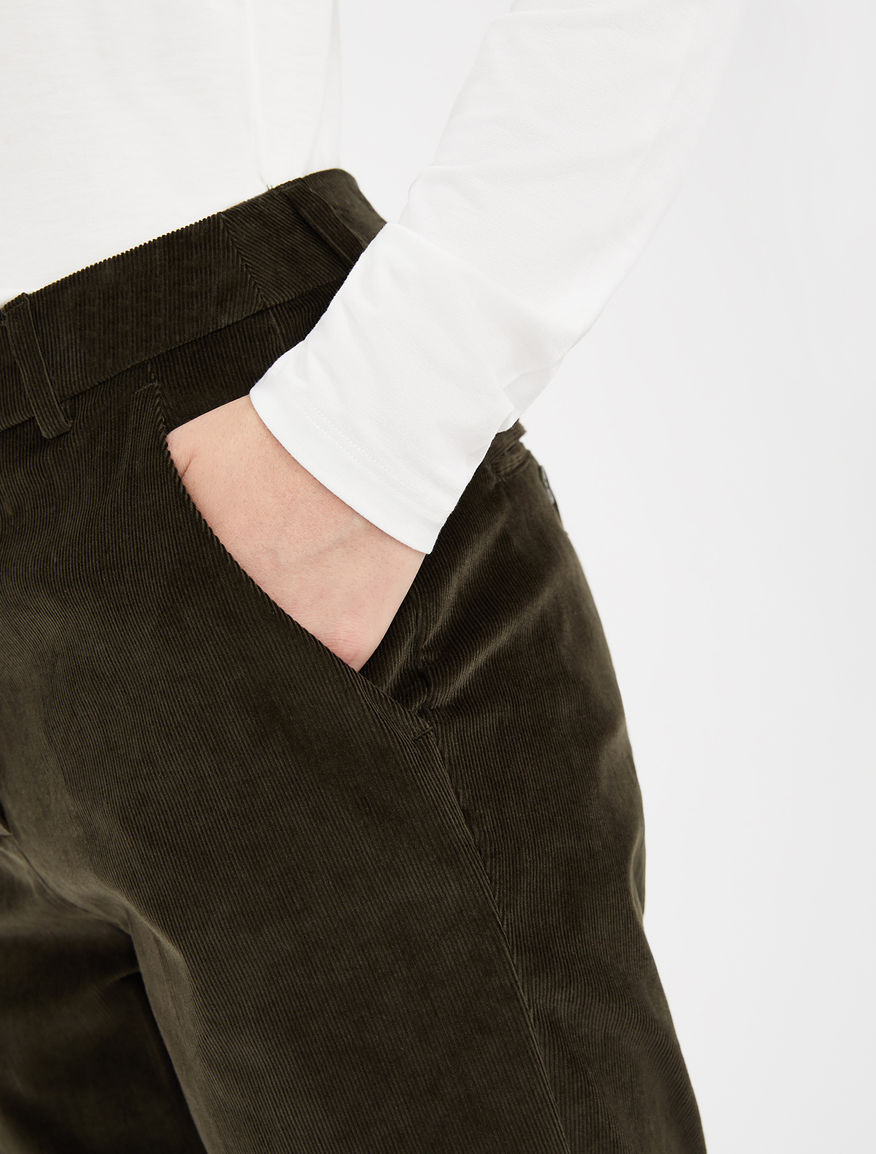 Cotton velvet trousers Weekend Maxmara Cotton velvet trousers Weekend Maxmara