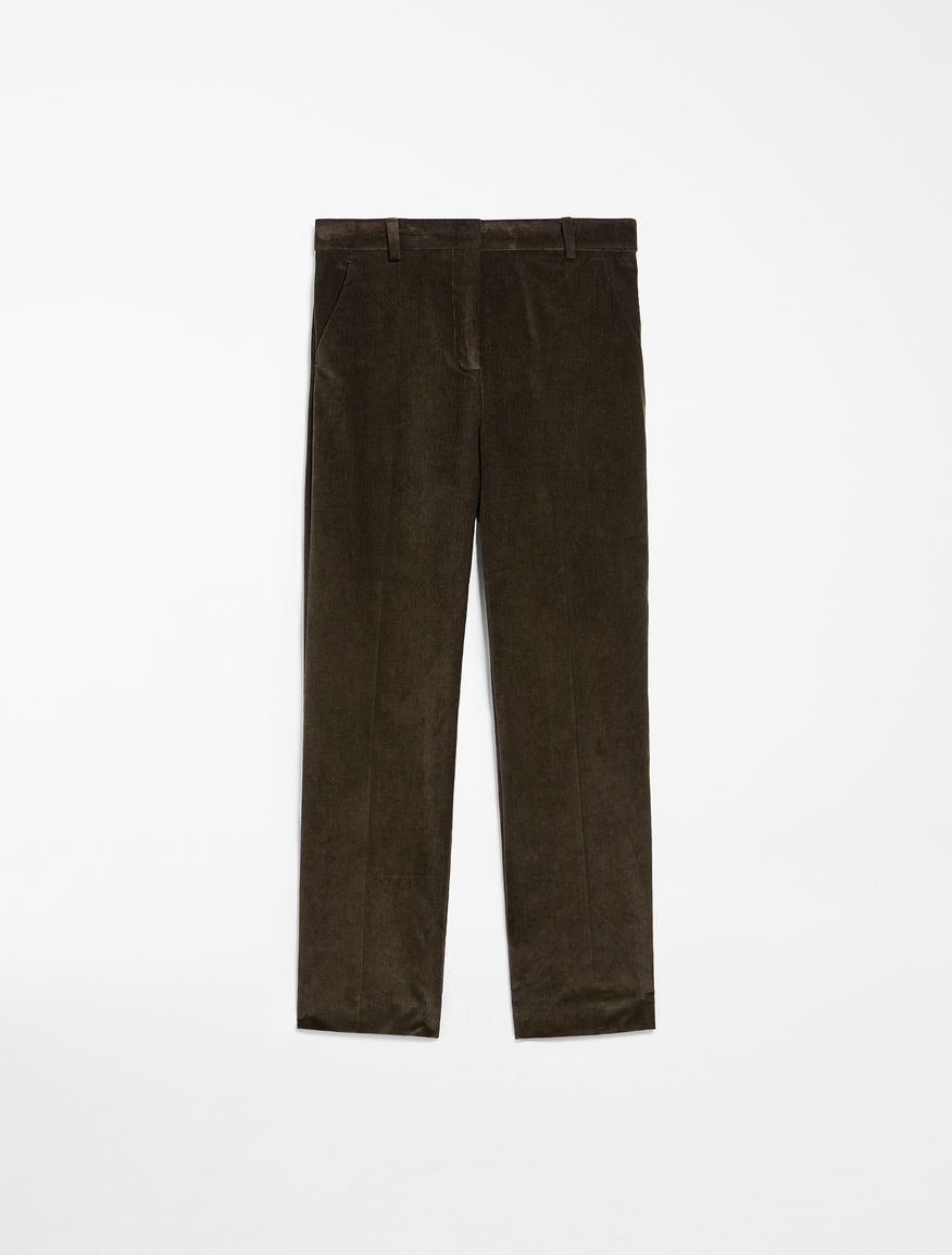Cotton velvet trousers Weekend Maxmara Cotton velvet trousers Weekend Maxmara