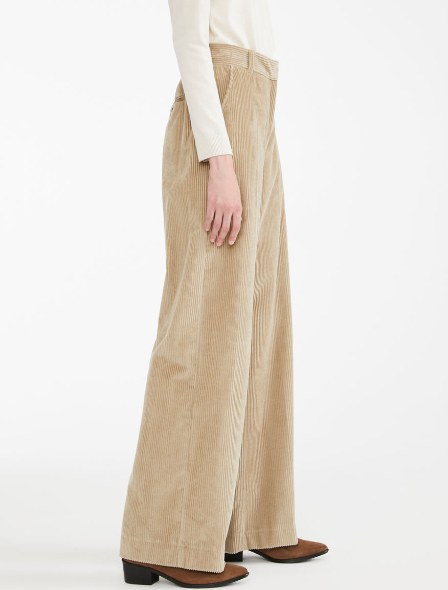 Cotton velvet trousers Weekend Maxmara Cotton velvet trousers Weekend Maxmara