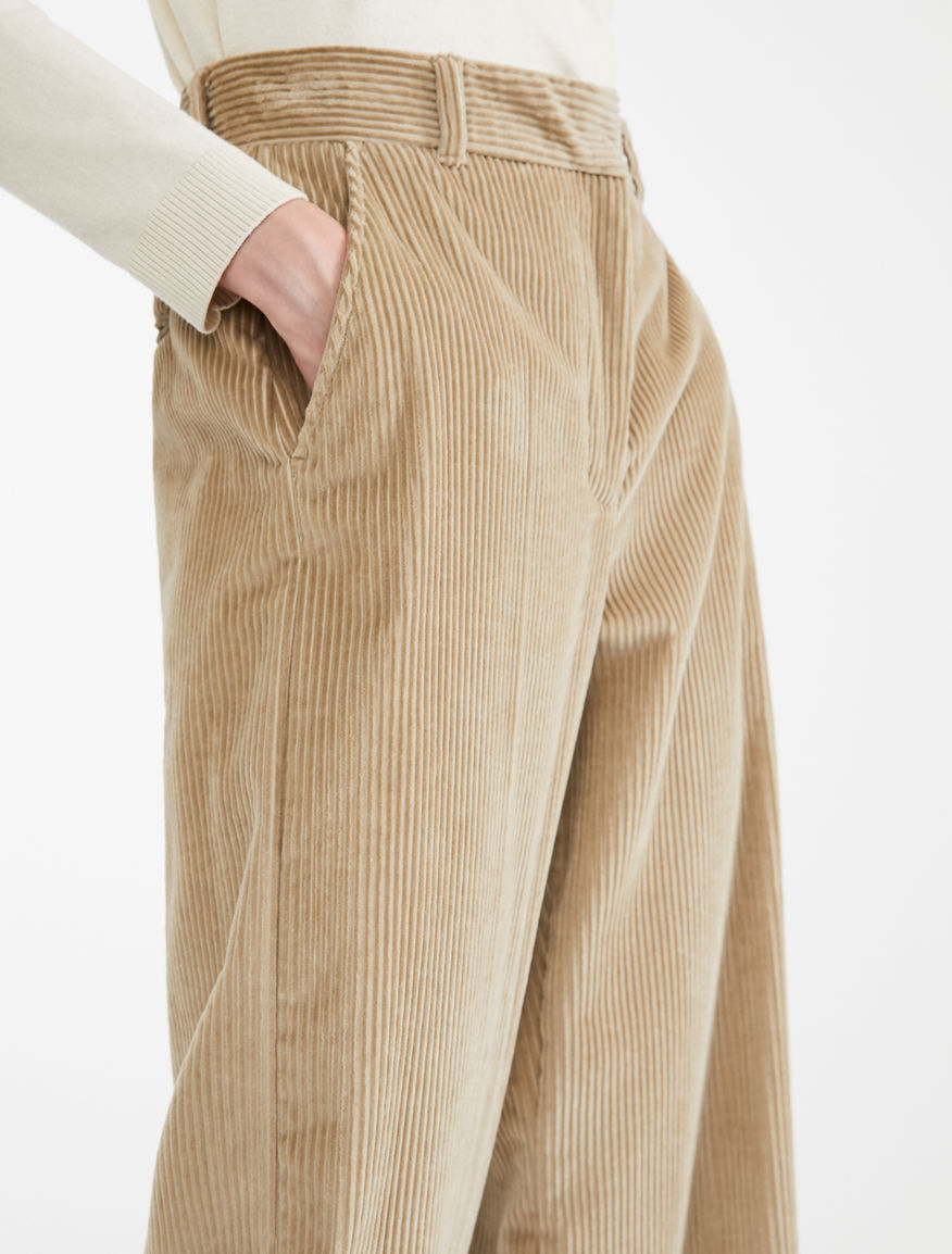 Cotton velvet trousers Weekend Maxmara Cotton velvet trousers Weekend Maxmara