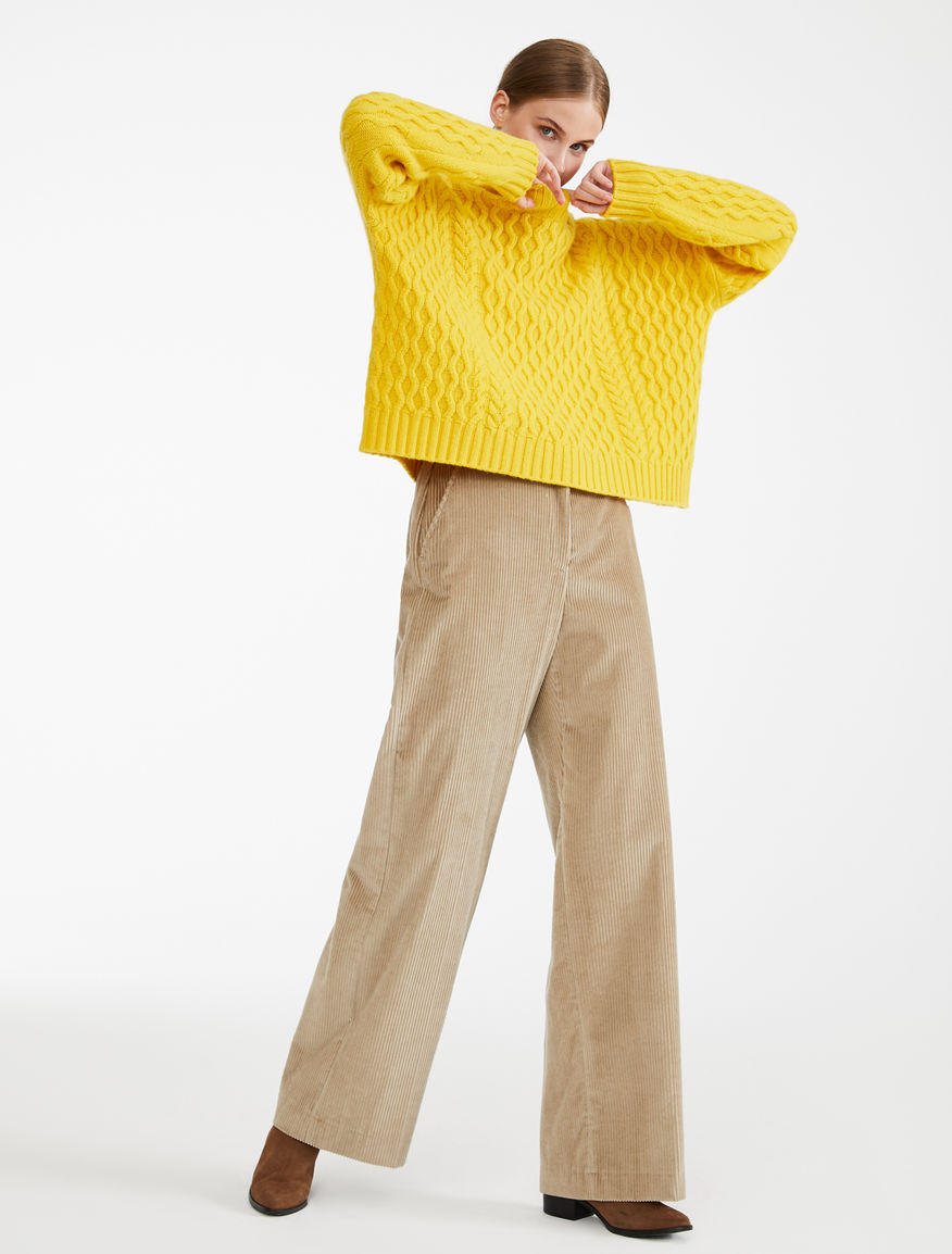 Cotton velvet trousers Weekend Maxmara Cotton velvet trousers Weekend Maxmara