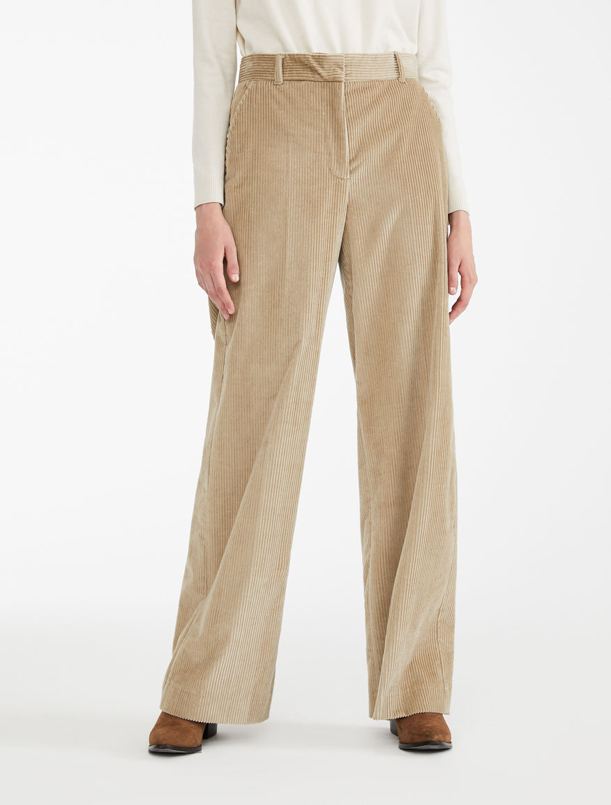 Cotton velvet trousers Weekend Maxmara Cotton velvet trousers Weekend Maxmara